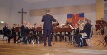 Berga Brassband uppträder